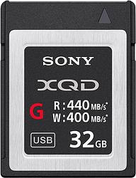 Foto van Sony 32gb xqd highspeed geheugenkaart - 440mb/s lezen en 400mb/s schrijven