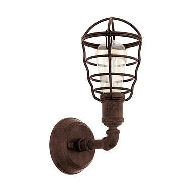 Foto van Eglo wandlamp port seton - oud bruin - leen bakker