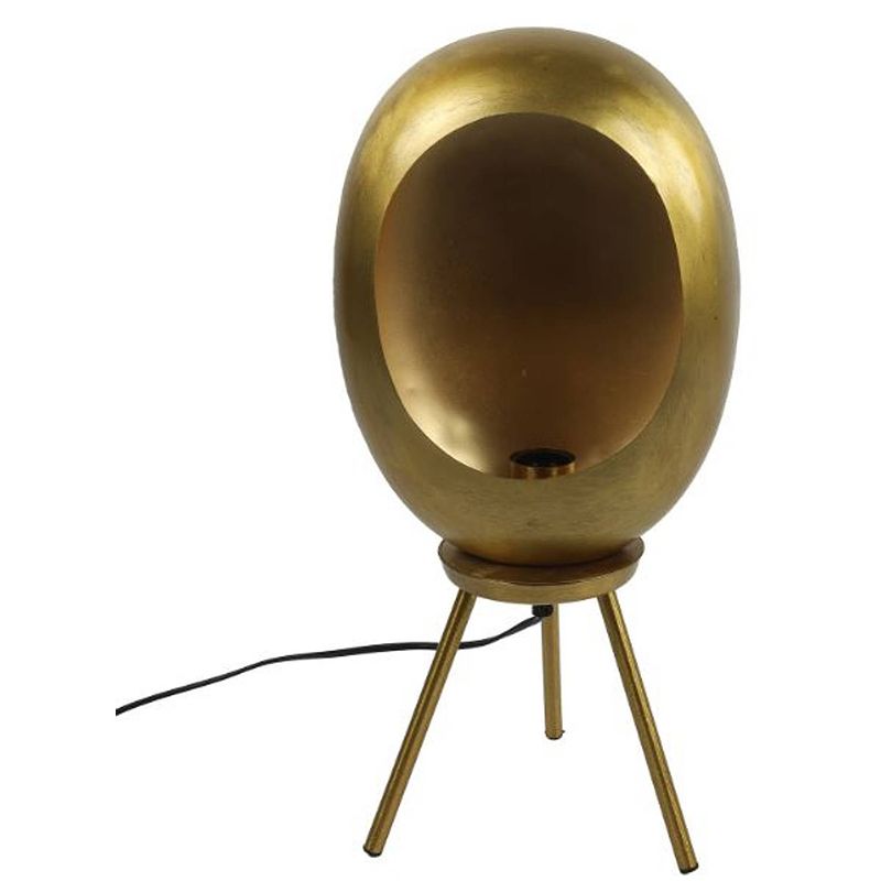 Foto van Non-branded staande lamp eggy 25w 24,5 x 52,5 cm e27 staal goud