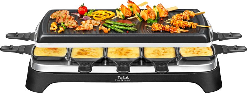 Foto van Tefal re4588 gourmetset zwart