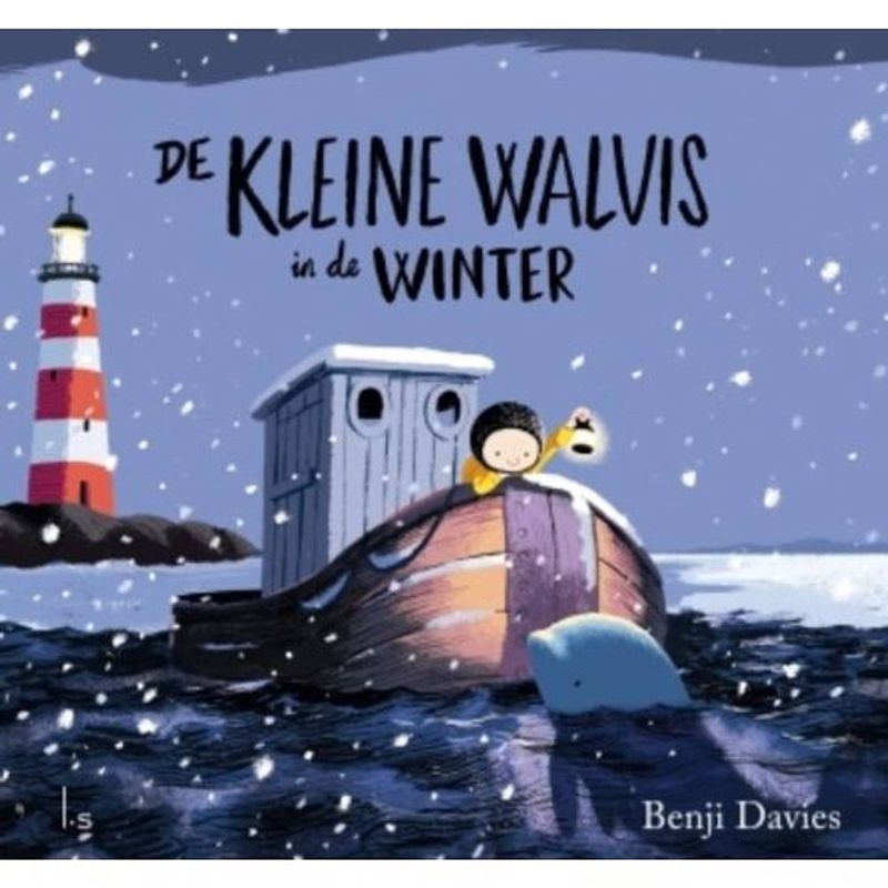 Foto van De kleine walvis in de winter