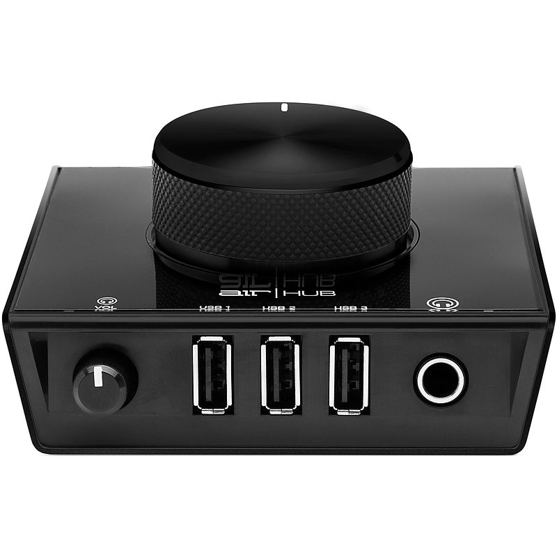 Foto van M-audio air hub monitoring audio interface met usb-hub