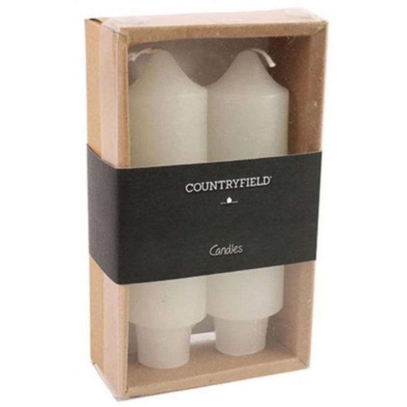 Foto van Countryfield kaarsen vela 12,5 cm wax 2 stuks