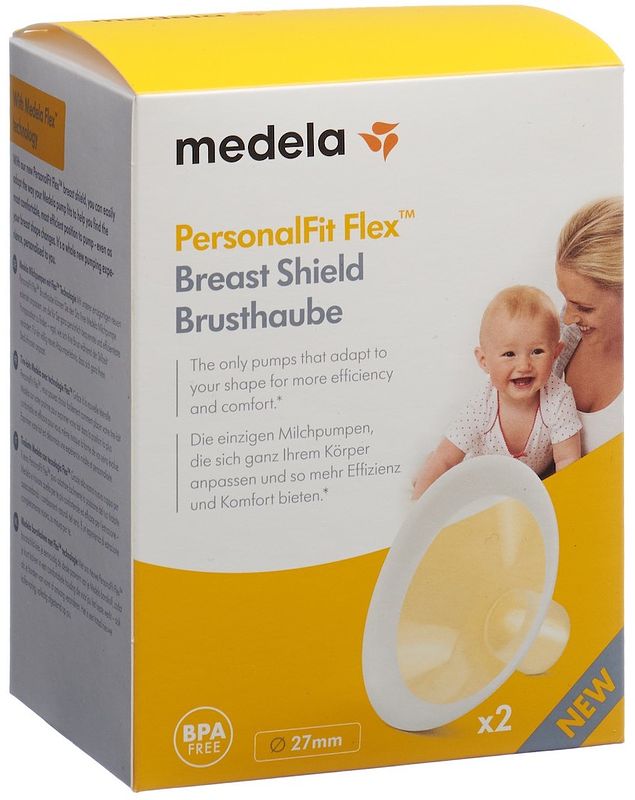 Foto van Medela personalfit flex borstschild l 27mm