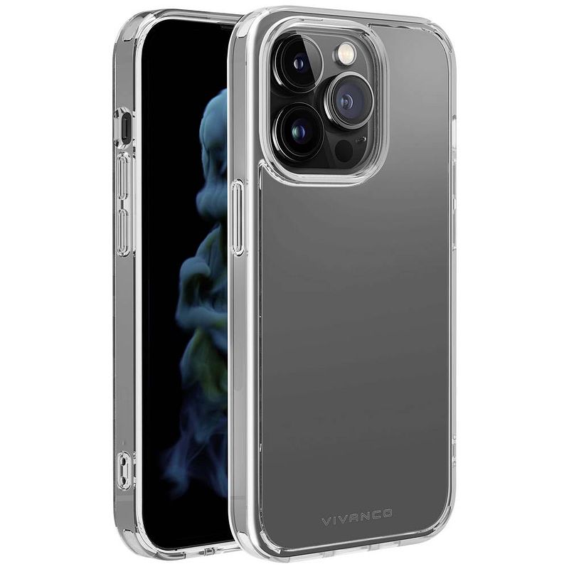 Foto van Vivanco safe and steady backcover apple iphone 14 pro max transparant