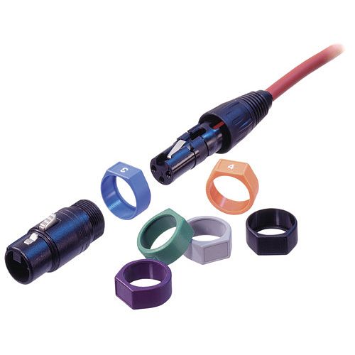 Foto van Neutrik xcr6 code ring blauw voor xlr-connectoren neutrik x-serie