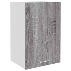 Foto van Vidaxl wandkast 39,5x31x60 cm bewerkt hout grijs sonoma eikenkleurig