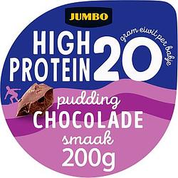 Foto van Jumbo high protein pudding chocoladesmaak 200 g