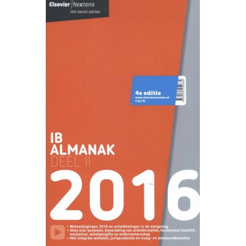 Foto van Elsevier ib almanak 2016 / 2