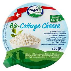 Foto van Zuger bio cottage cheese 200g bij jumbo
