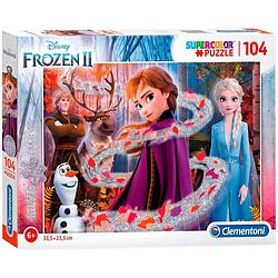 Foto van Clementoni legpuzzel frozen ii meisjes karton 104 stukjes