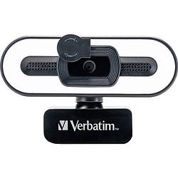 Foto van Verbatim awc-02 full hd-webcam 2560 x 1440 pixel, 1920 x 1080 pixel klemhouder, standvoet