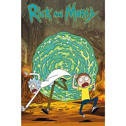 Foto van Abystyle rick and morty portal poster 61x91,5cm
