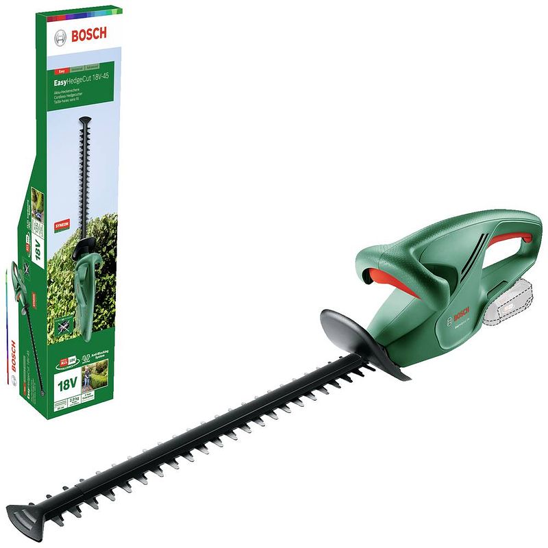 Foto van Bosch home and garden easyhedgecut 18-45, b-ware heggenschaar accu zonder accu 18 v