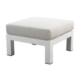 Foto van Yoi - midori ottoman alu white/mixed grey