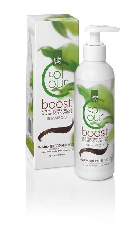 Foto van Hennaplus colour boost warm brown