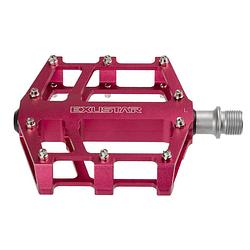 Foto van Exustar platformpedalen bmx / enduro 9/16 inch donker roze per set