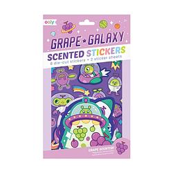 Foto van Ooly - scented scratch stickers - galaxy grape