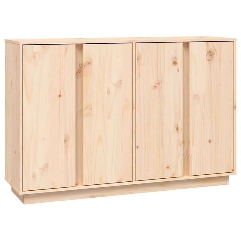 Foto van Vidaxl dressoir 120x35x80 cm massief grenenhout