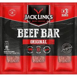 Foto van Jack link's beef bar original 3 x 22, 5g bij jumbo