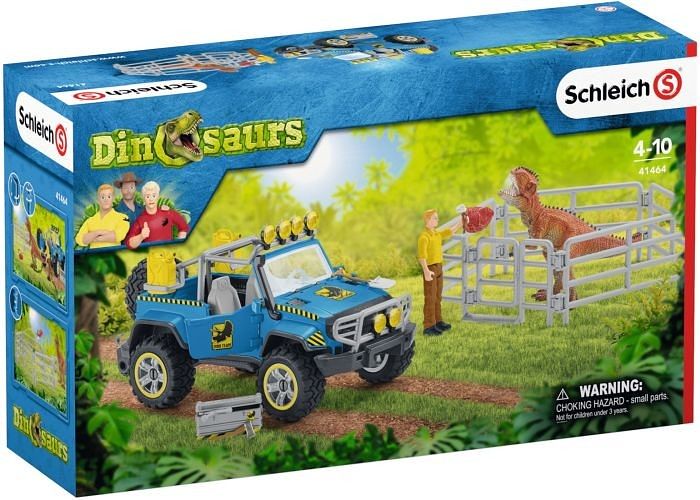 Foto van 41464 schleich terreinwagen met dino-buitenpost