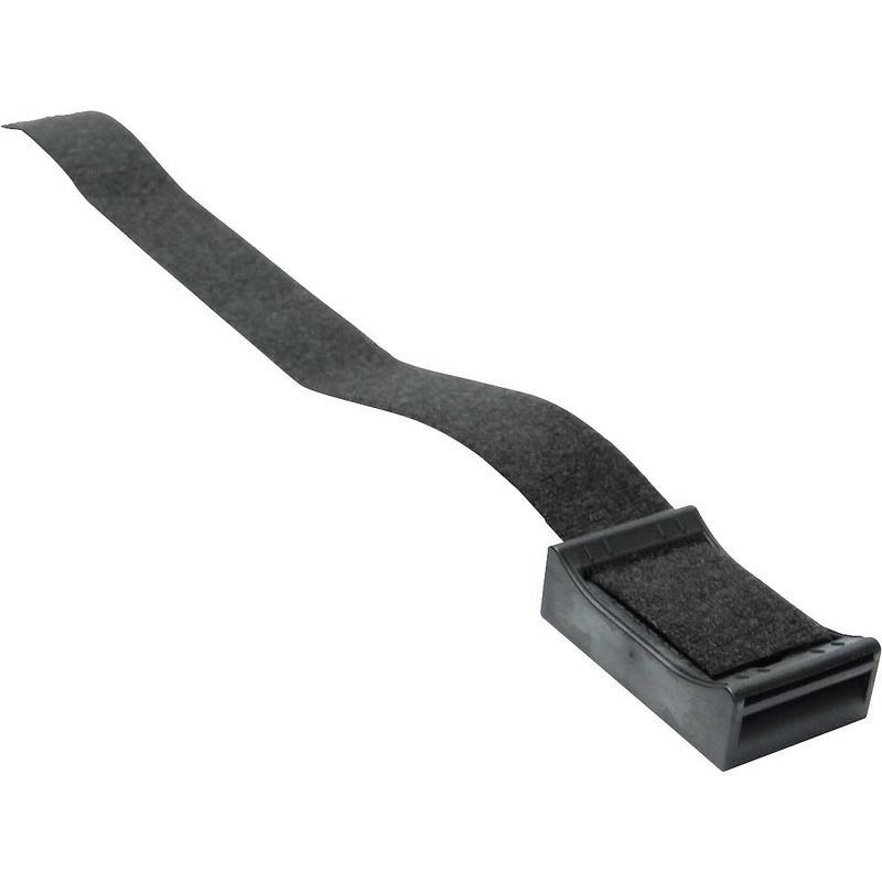 Foto van Hebotec hebotec klittenband sokkel om te bundelen, met fitting, om te schroeven haak- en lusdeel (b x h) 20 mm x 200 mm zwart 1 stuk(s)