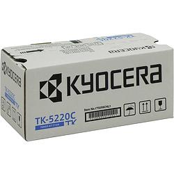 Foto van Kyocera toner tk-5220c 1t02r9cnl1 origineel cyaan 1200 bladzijden