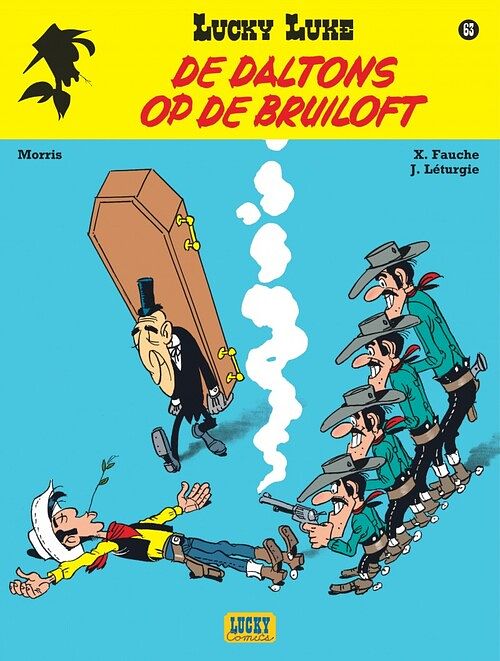 Foto van 63. de daltons op de bruiloft - morris, rené goscinny - paperback (9782884714150)