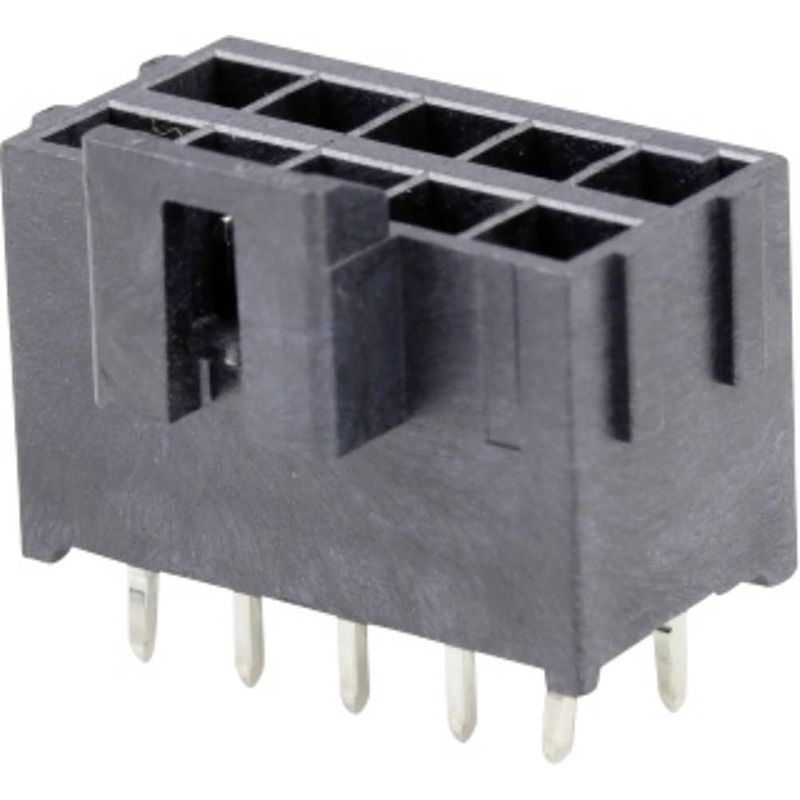 Foto van Molex 1722981210 female header, inbouw (standaard) totaal aantal polen 10 rastermaat: 3.5 mm 80 stuk(s) tray