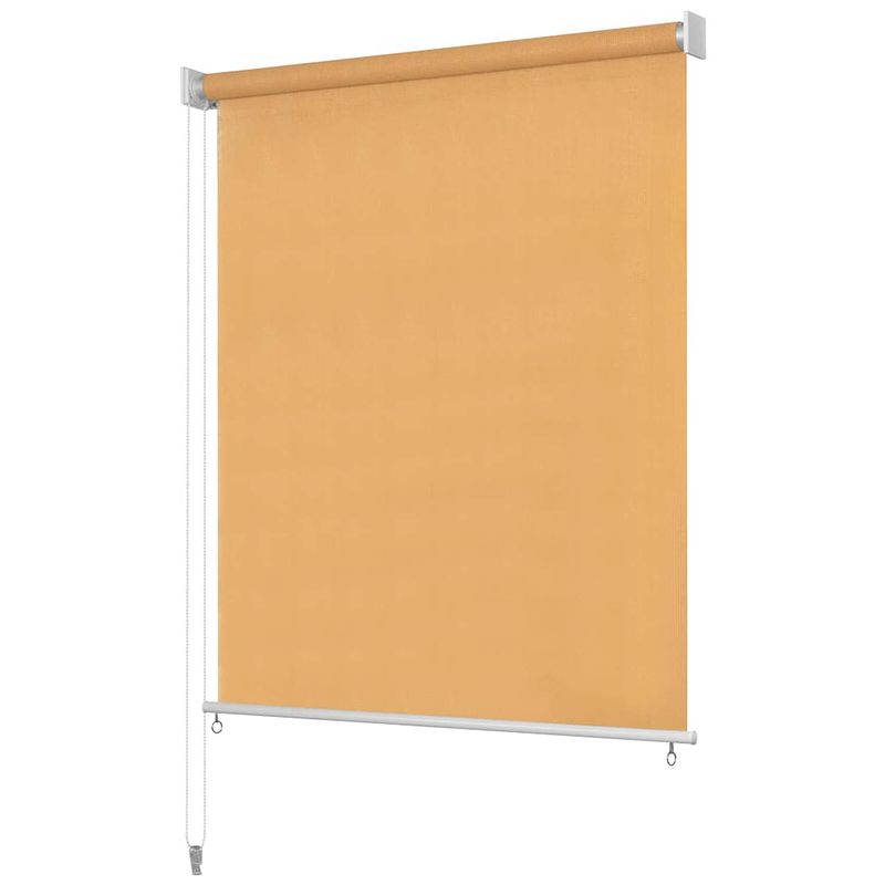 Foto van Vidaxl rolgordijn voor buiten 140x230 cm beige