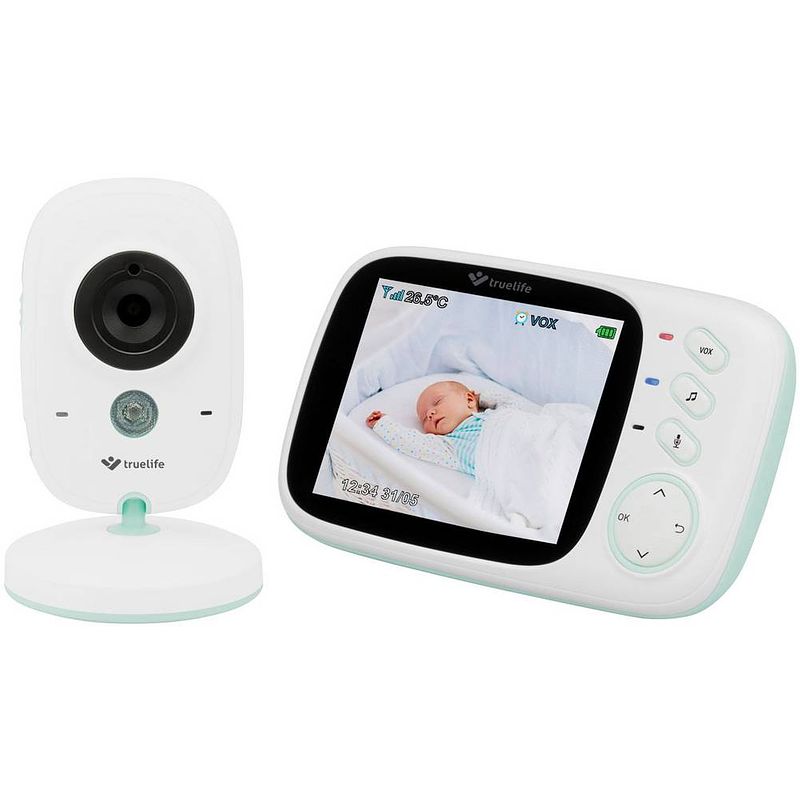 Foto van Truelife nannycam h32 tlnch32 videobabyfoon digitaal 2.4 ghz