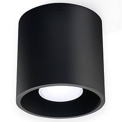Foto van Sollux plafondlamp orbis zwart