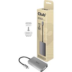 Foto van Club3d cac-1510 usb adapter [1x usb-c® stekker - 1x dvi-d-koppeling] aluminium