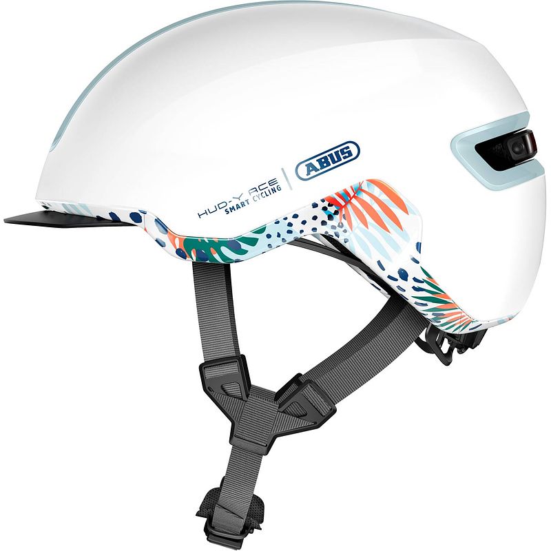 Foto van Abus helm hud-y flower white m 54-58cm