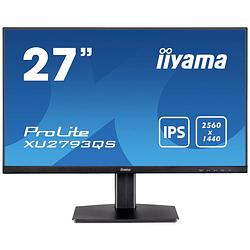 Foto van Iiyama xu2793qs-b1 led-monitor 68.6 cm (27 inch) energielabel f (a - g) 2560 x 1440 pixel wqhd 1 ms hdmi, displayport, hoofdtelefoon (3.5 mm jackplug) ips led
