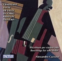 Foto van Riscritture per violino solo - cd (8007194105926)