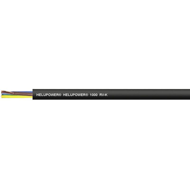 Foto van Helukabel helupower® 1000 rv-k stuurstroomkabel 5 g 2.50 mm² zwart 11003828-1000 1000 m