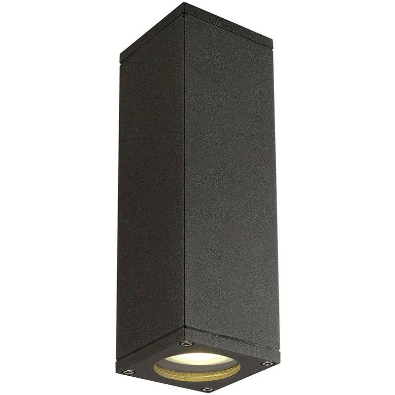 Foto van Slv theo wall 229535 buitenlamp (wand) led gu10 70 w antraciet