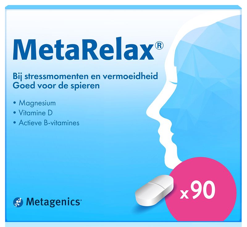 Foto van Metagenics metarelax tabletten