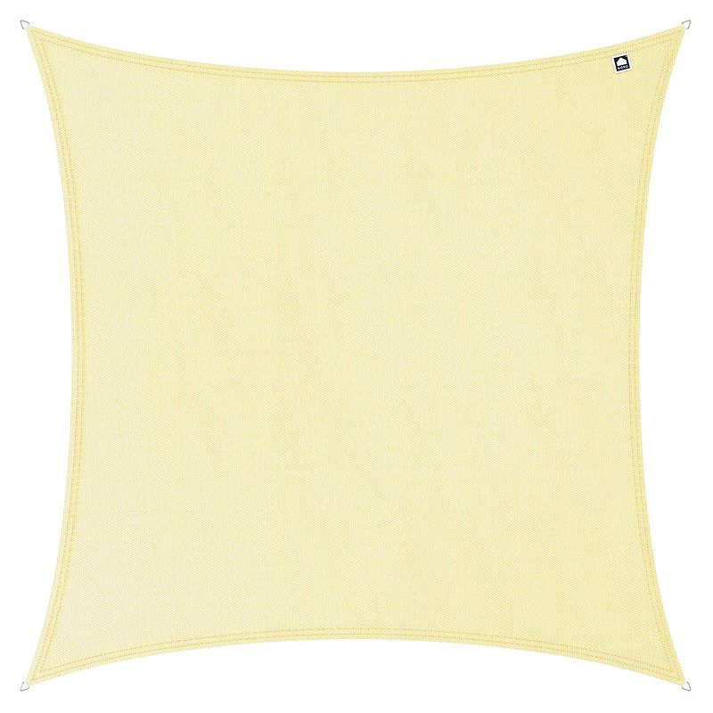 Foto van Kopu® schaduwdoek 3x3m vierkant waterdicht 230 gram zonnedoek - creme