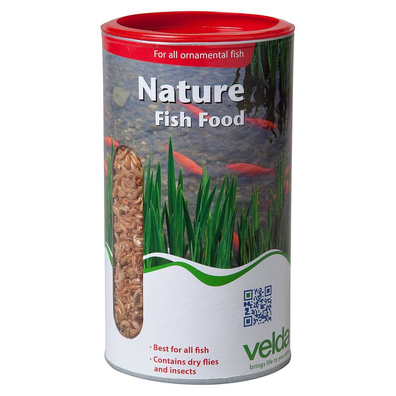 Foto van Velda - nature fish food 130 g-1250 ml