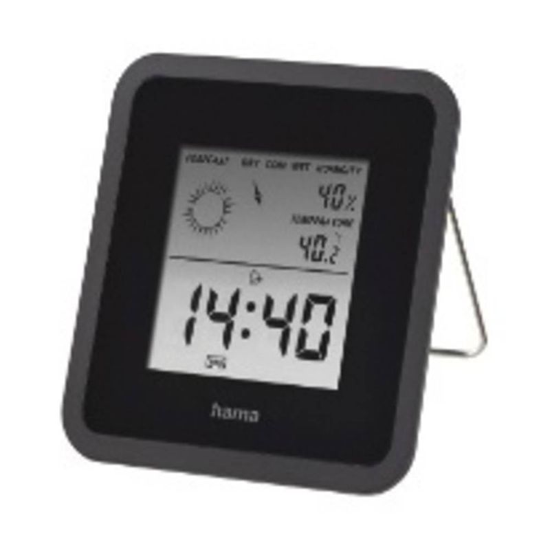 Foto van Hama thermo- en hygrometer zwart