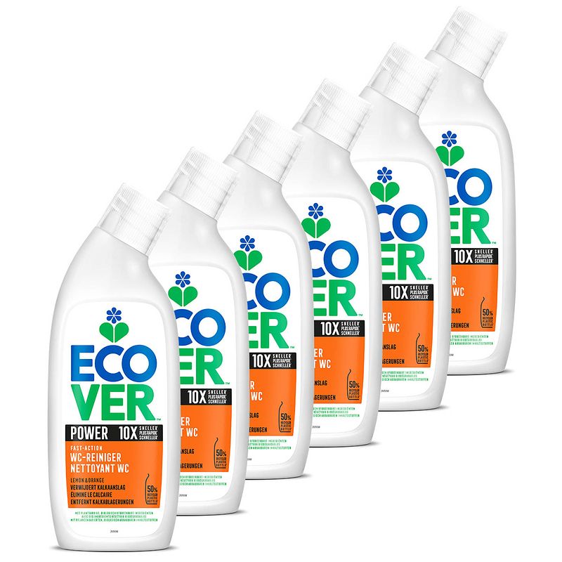 Foto van Ecover - toiletreiniger power - voordeelverpakking 6 x 750 ml