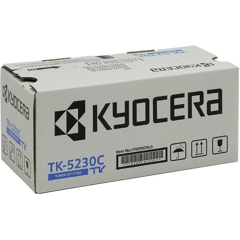 Foto van Kyocera toner tk-5230c 1t02r9cnl0 origineel cyaan 2200 bladzijden