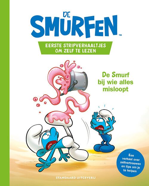 Foto van Eerste stripverhaaltjes om zelf te lezen - de smurf bij wie alles misloopt - hardcover (9789002273544)