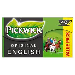 Foto van Pickwick english zwarte thee voordeelpak 40 stuks bij jumbo