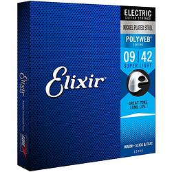 Foto van Elixir 12000 electric nps polyweb super light 09-42 snarenset