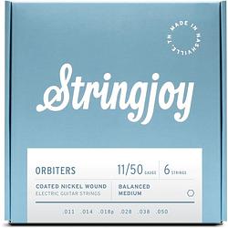 Foto van Stringjoy orbiters 6s balanced medium 11-50 snarenset voor elektrische gitaar