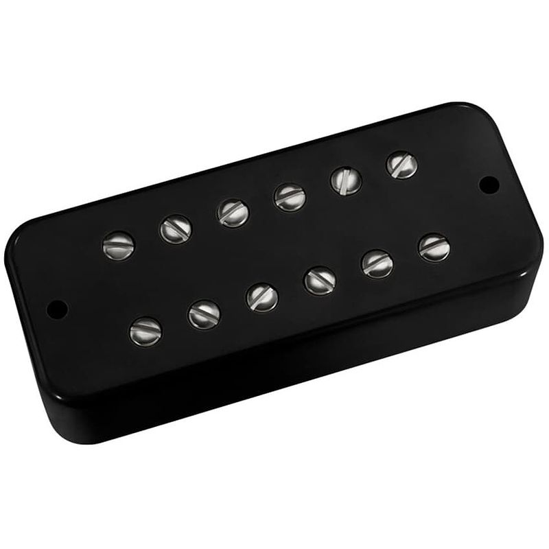 Foto van Dimarzio dp154bk dlx plus bridge gitaarelement