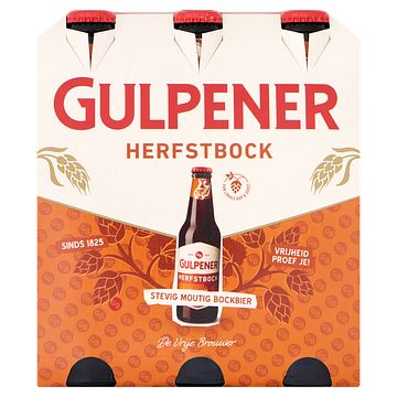 Foto van Gulpener herfstbock fles 6 x 300ml bij jumbo